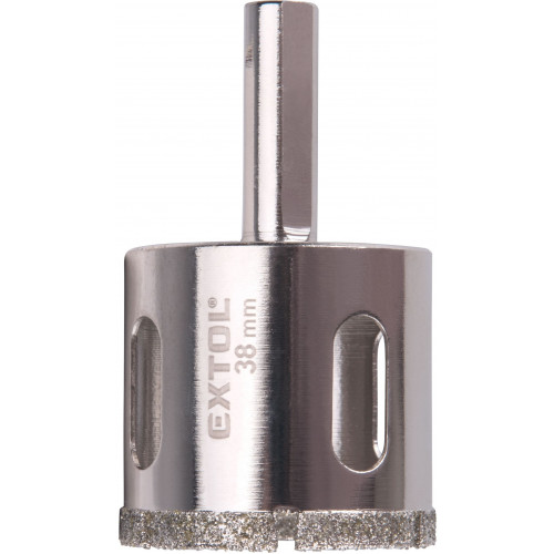 EXTOL Körkivágó üveghez, kerámiához és csempéhez, gyémánt szemcsés, 38 mm 8801989